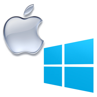 mac and windows logos